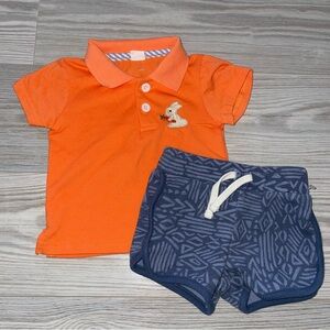 Baby Boys Two-Piece Summer Outfit Size 6 Months